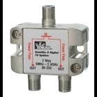 IDEAL, Splitter, Frequency Range: 2.3 GHZ, Connector: F Female, Includes: Two Mounting Screws (Phillips/slotted head)