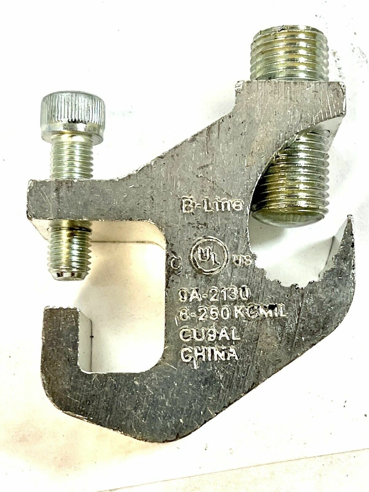 9A-2130 Grounding Cable Tray Clamp, Aluminum
