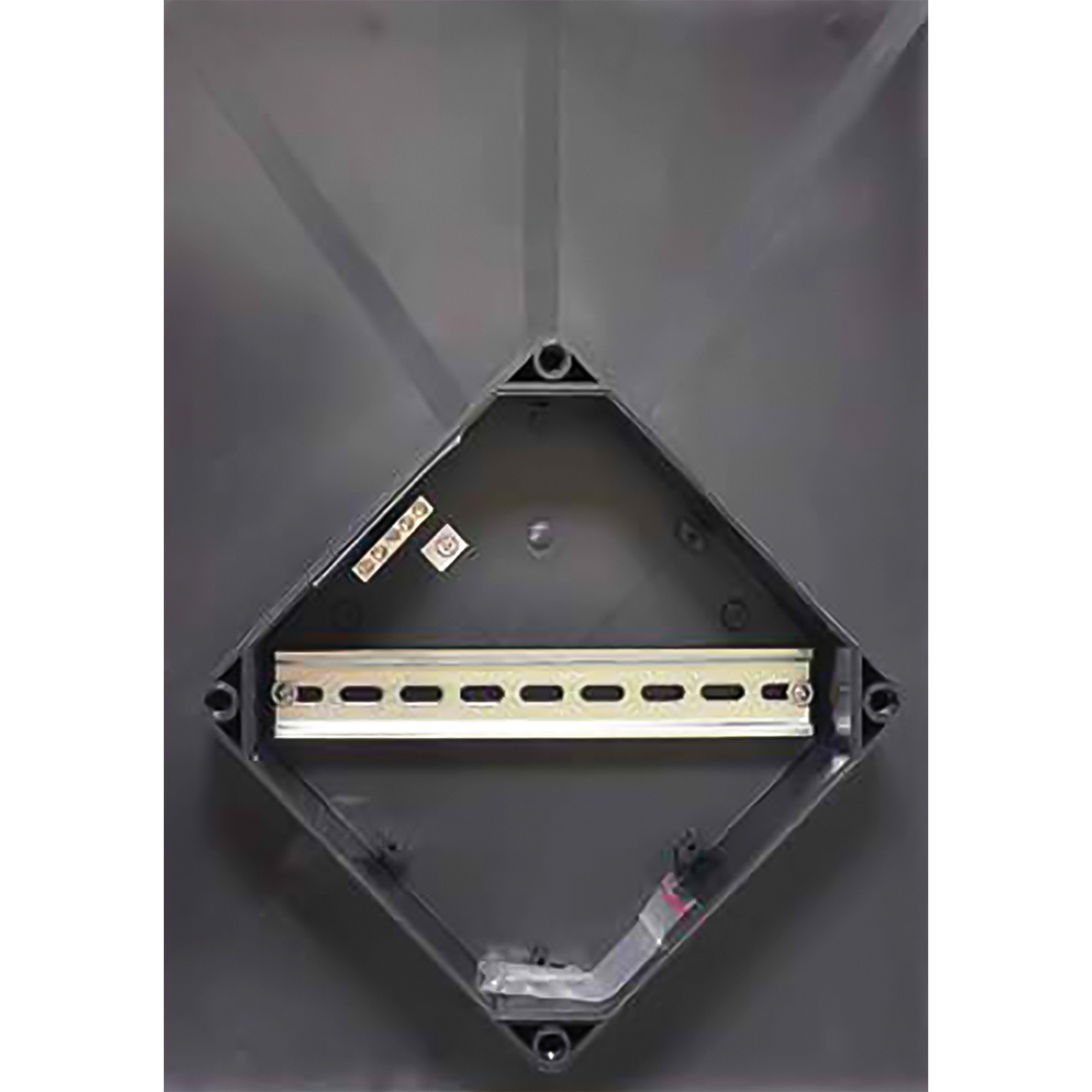 RJ-1 Solar Rooftop Junction Box, 8 in H x 8 in W x 3.5 in D, Polycarbonate