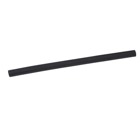 Thin-Wall Heat Shrinkable Tubing, Black Polyolefin, 3/4 Inch, Shrink Ratio 3:1, Length 48 Inches, Operating Temperature -55 to 110 Degrees Celsius, Adhesive Lined