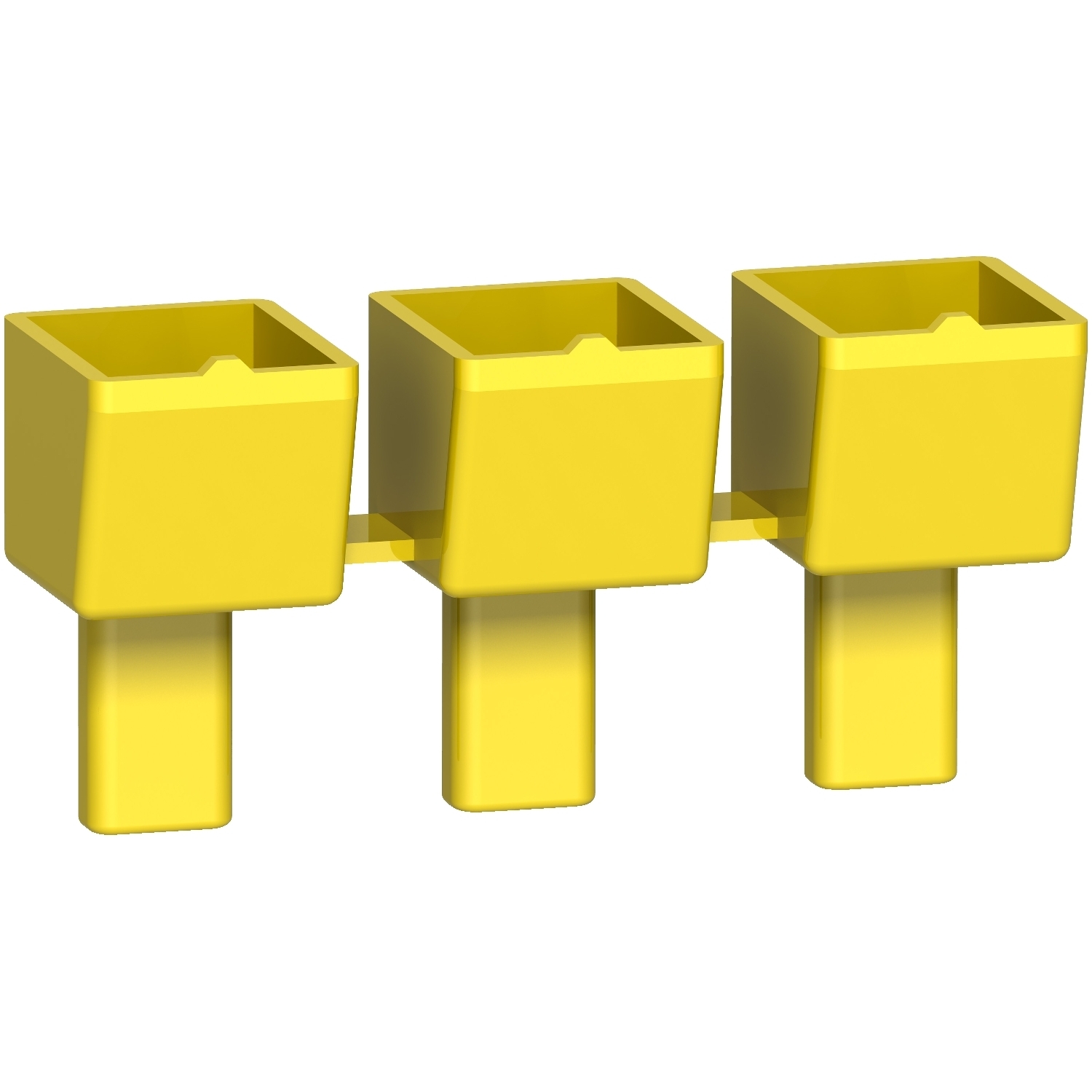M9XUTC15 Touch Cover, For Use With Multi9 C60BP M9XU Series 63 A 1000 V Insulation Voltage Combination Busbar, Yellow