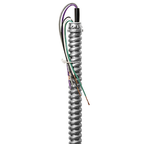 EPW1463AD-1/2-IC Illumination Control Fixture Whip, (5) 14 AWG, 16 AWG Stranded Conductor, 6 ft L, 120 V AC
