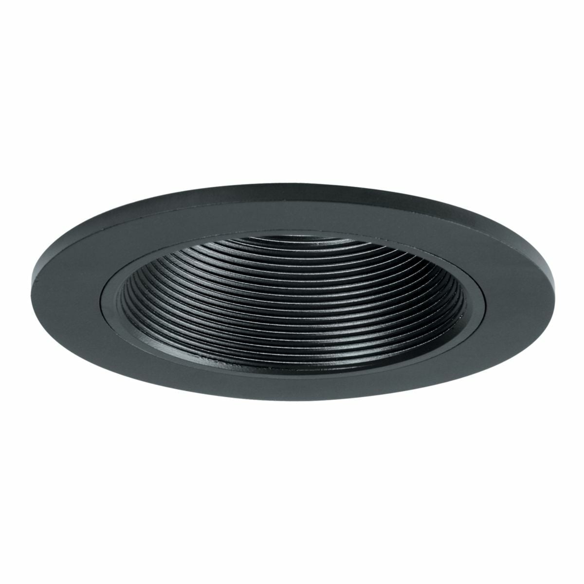 3003BKBB Halo 35 deg Tilt Adjustable New Construction Round Lighting Trim Ring, 3 in ID x 4-1/4 in OD, Incandescent Lamp, Aluminum