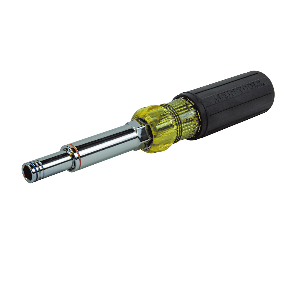 32800 6-in-1 Heavy Duty Multi-Nutdriver, Round Shank, Black