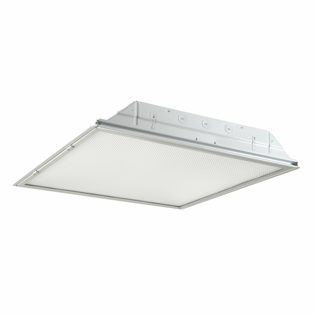 22GR4340D Metalux Rectangular Toffer Light With Spring Latch Door Frame, (1) A12 Lamp, 120 to 277 V, Steel Housing