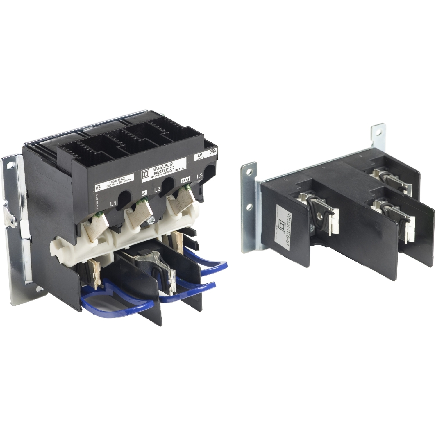 9422TEF10C Cable Operated Fusible Fixed/Variable Depth Disconnect Switch, 250/600 V AC, 100 A