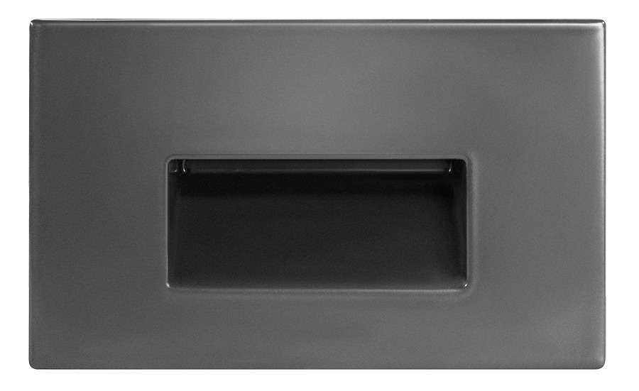 FSLEDH3N/120 1/2 in Trim Horizontal Step Light, LED Lamp, 3 W Fixture, 120 V AC, Bronze/Polyester Powder Coated Housing