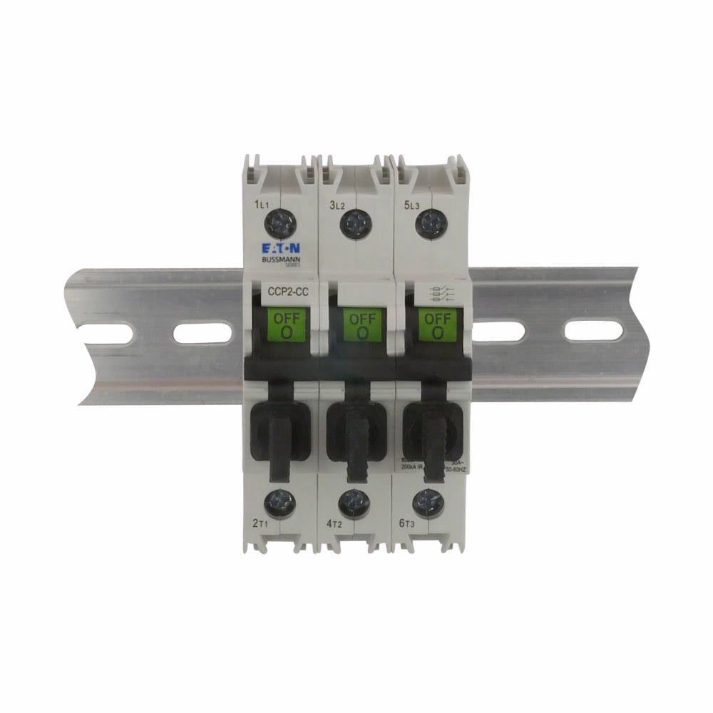 CCP2-3-30CC Fusible Disconnect Switch, 600 V AC/125 V DC, 30 A, 3 Poles