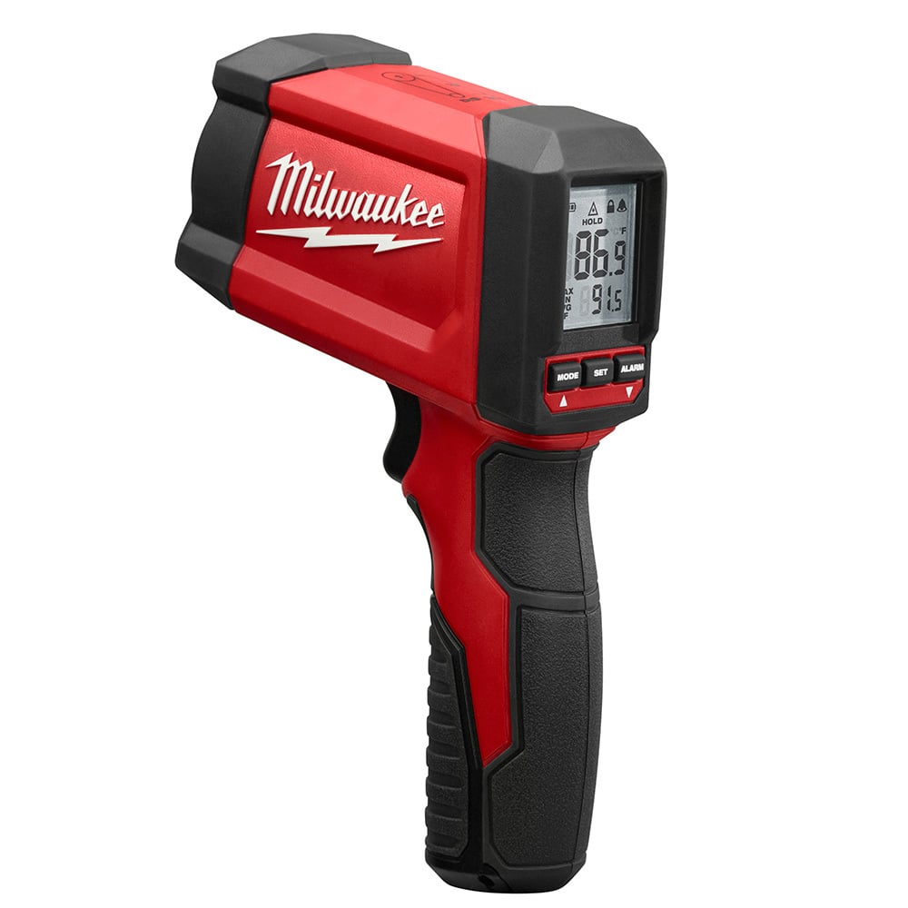 2268-20 Infrared Thermometer, -22 to 1472 deg F, +/-1.8 % Accuracy, 12:1 Focus Spot, 0.96 Fixed, 9V Battery