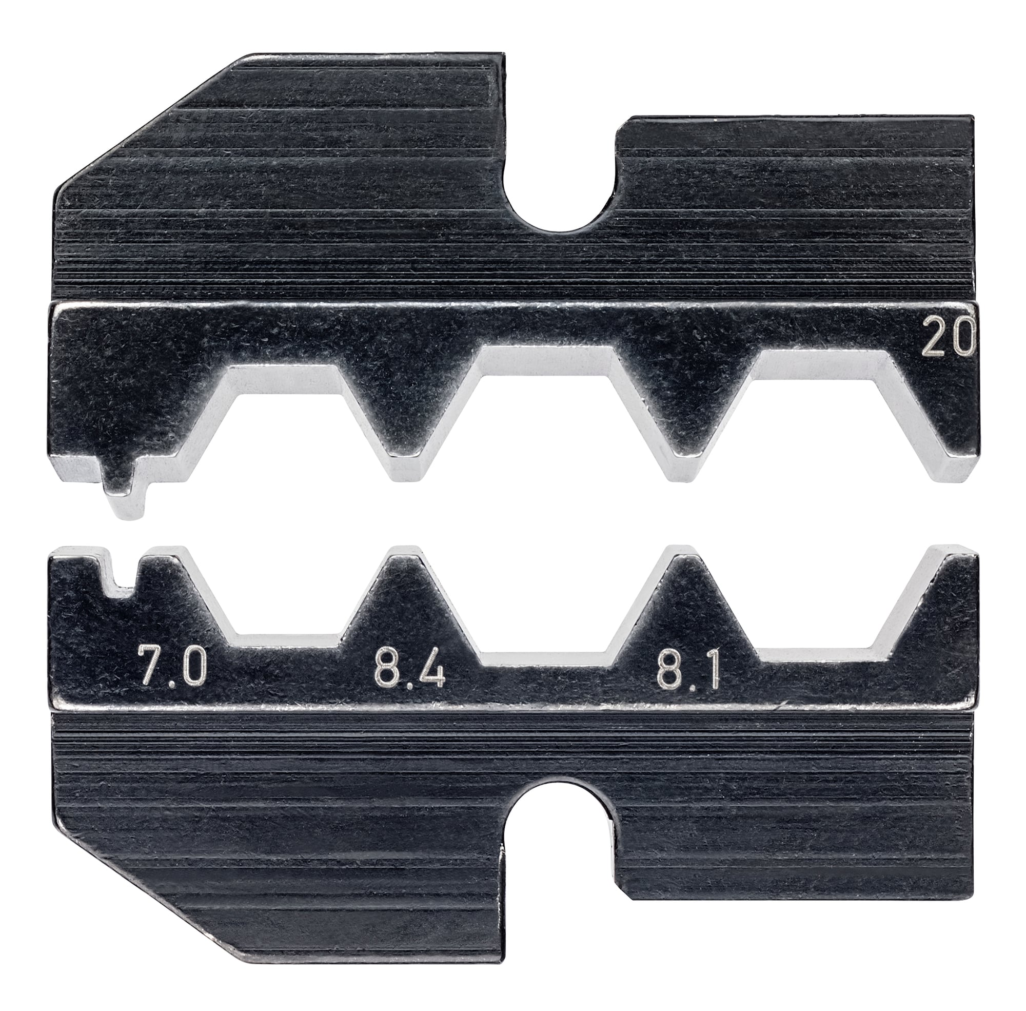 97 49 20 Crimping Die, 7 mm, 8.4 mm, 8.1 mm SW/7.7 mm, 9.5 mm Sleeve, Ball Bearing Steel