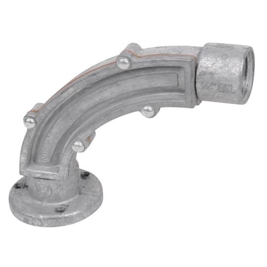 ESL-1 Red Dot Slab Insert Elbow, 1/2 in Trade, 90 deg, Die Cast Aluminum