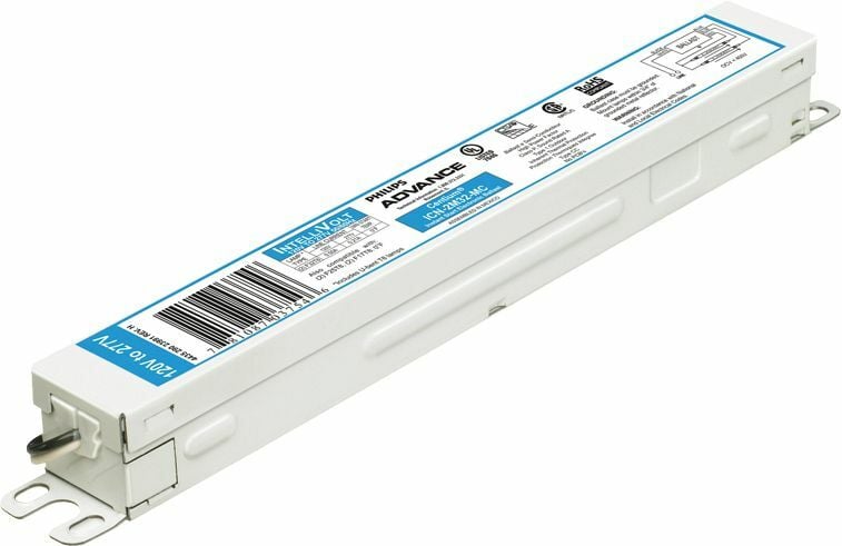 ICN132MC35I Electronic Fluorescent Ballast, Instant Start, High, 1 Lamp, 50/60 Hz, 120-277V, 30W, 9.5 inch x 1.08 inch x 1.05 inch