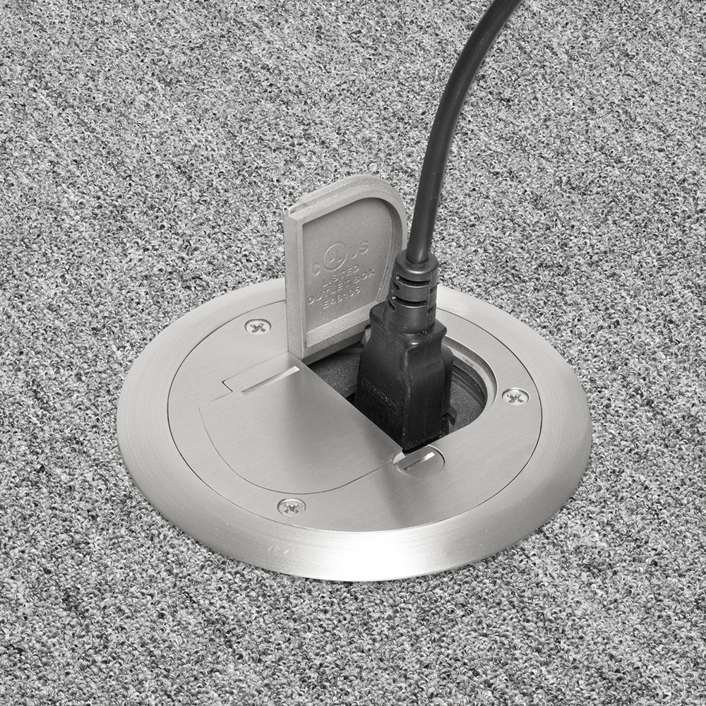 FLB3530NL Carpet Ring, 5.137 in W x 1/2 in D, Nickel