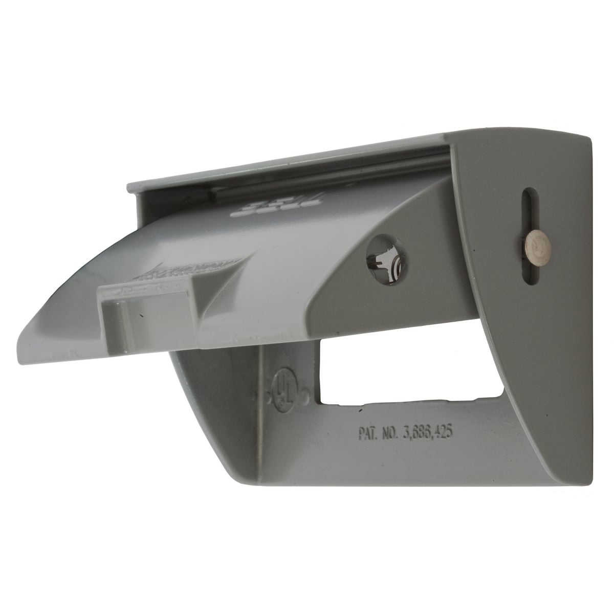 WP26H Decorator Weatherproof While-In-Use Cover With Decorator Opening, 2-3/4 in L x 4-1/2 in W x 2-3/4 in D, Cast Aluminum