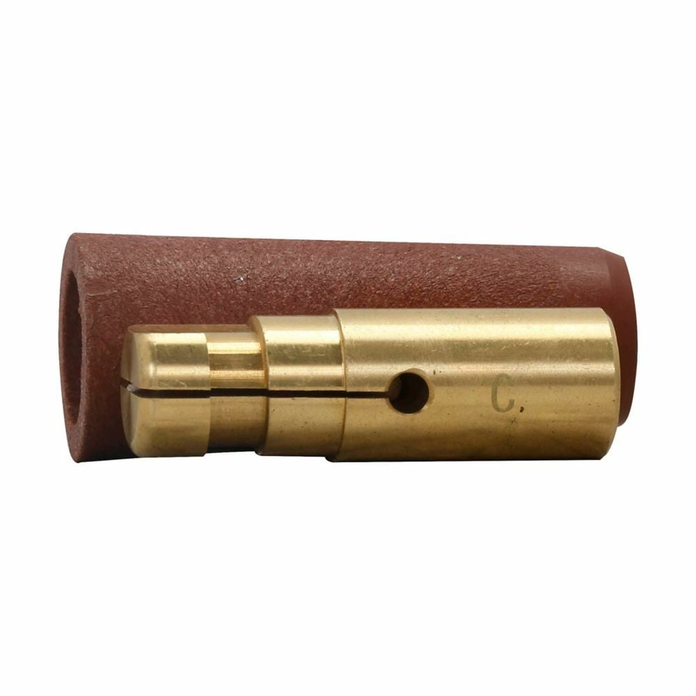 E1012-102 Cam-Lok F Series Male Plug, 120 VAC, 315 A, 2 to 1/0 AWG Wire, Solder Terminal Connection, NEMA 3 NEMA Rating
