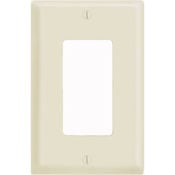 80601 Decora Midway Size Wall Plate, 1 Gangs, 3.13 in W x 4.88 in H, Thermoset, Brown