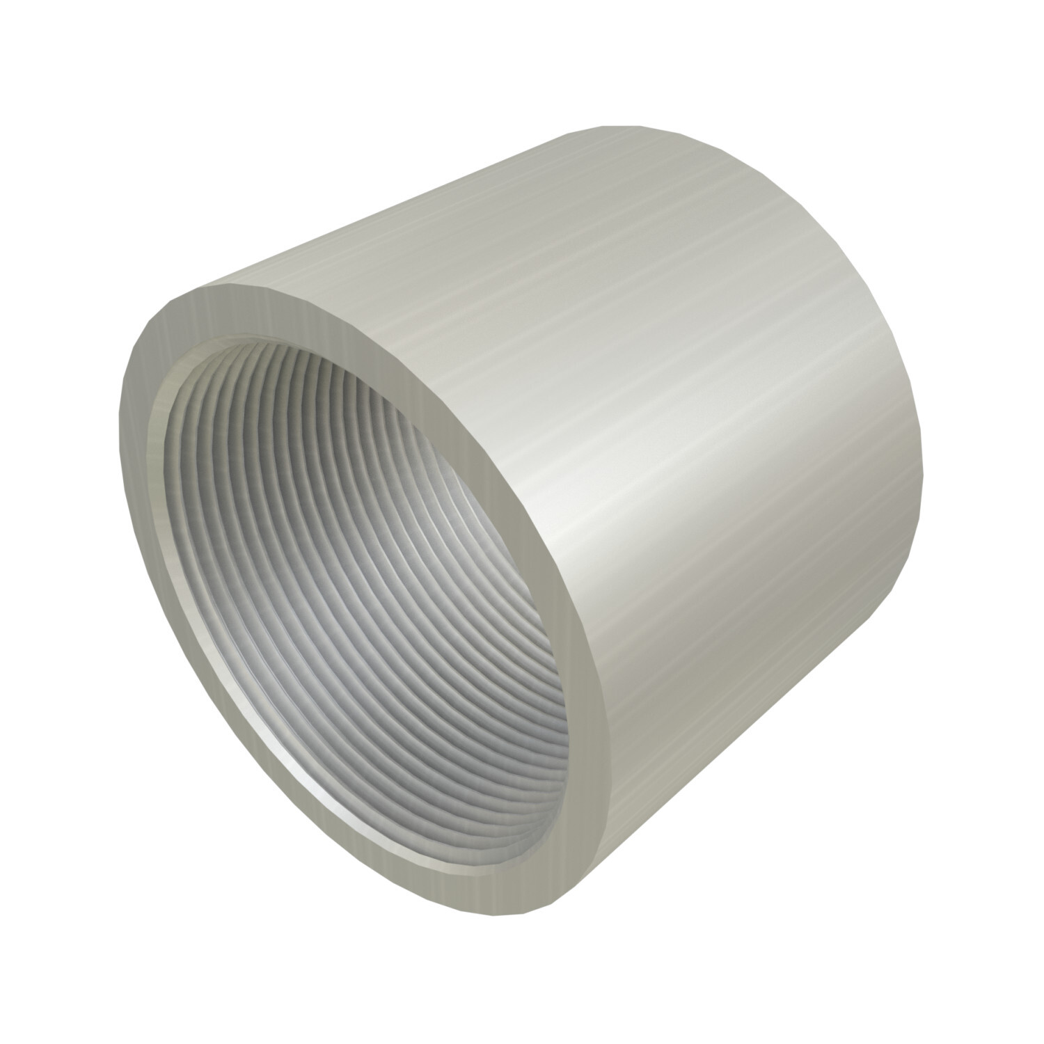 732332 Rigid Conduit Coupling, 4 in, Aluminum