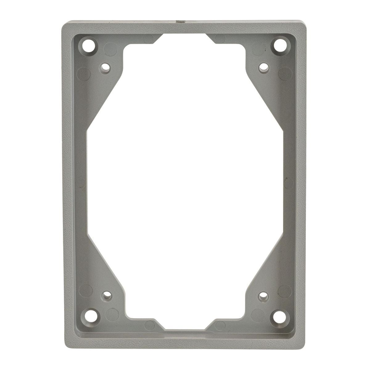 PFBRFRA Flush Style Molded Non-Metallic Standard Cover Frame, 4.47 in L x 3-1/4 in W, Thermoplastic
