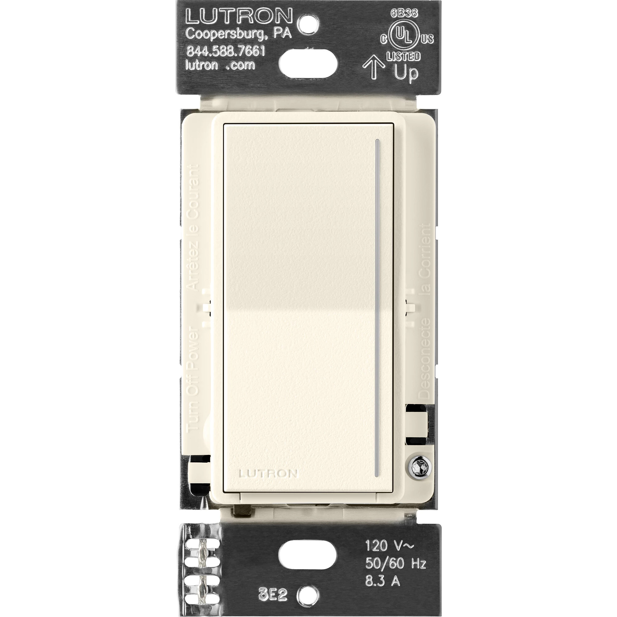 ST-RD-BI Sunnata Companion Dimmer Switch for Sunnata PRO LED+ Touch Dimmer, Multi-Location Dimming, Biscuit