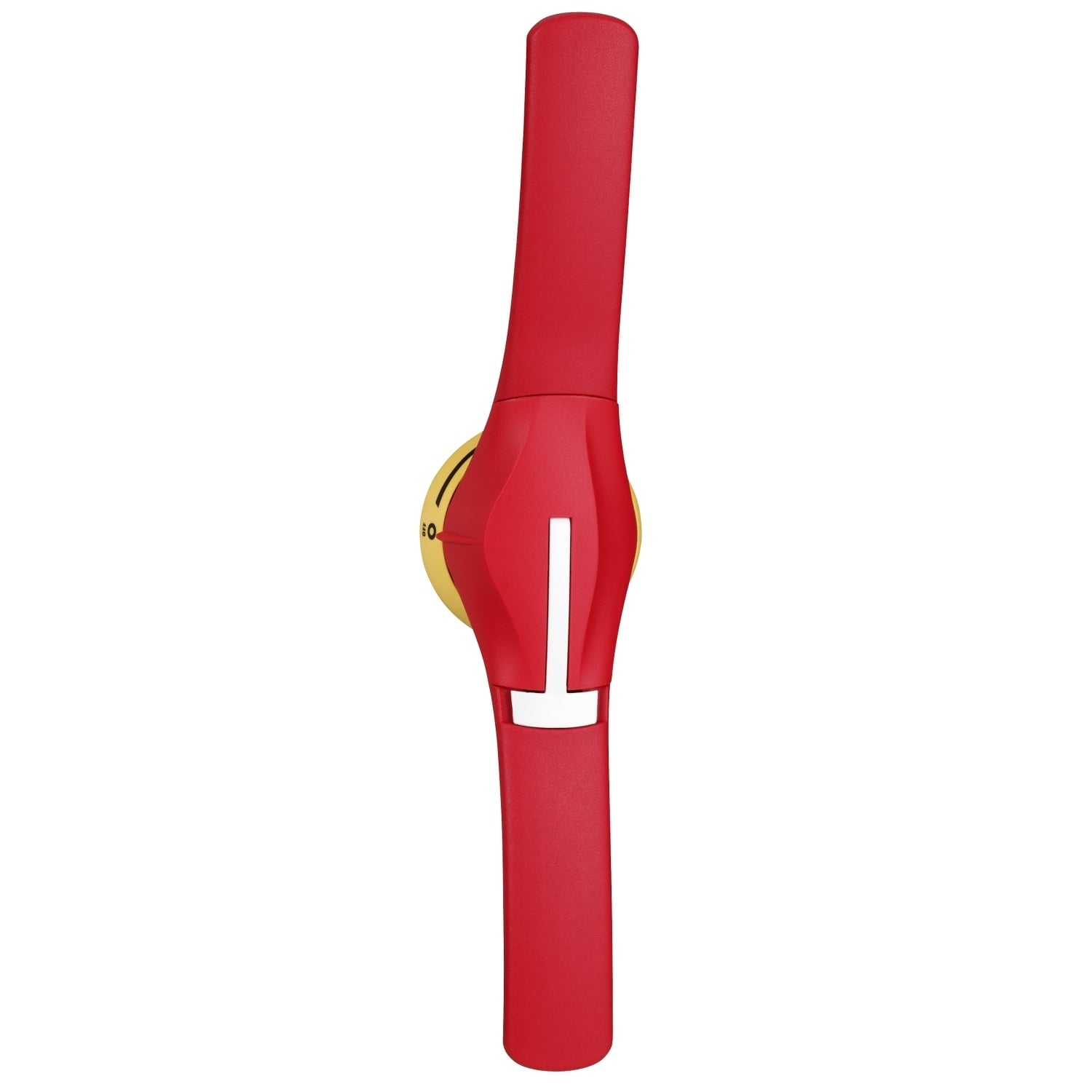 GS2AH180 External Frontal Rotary Disconnect Switch Operating Handle, 13.78 in L x 13.78 in W x 2.41 in H, Red/Yellow