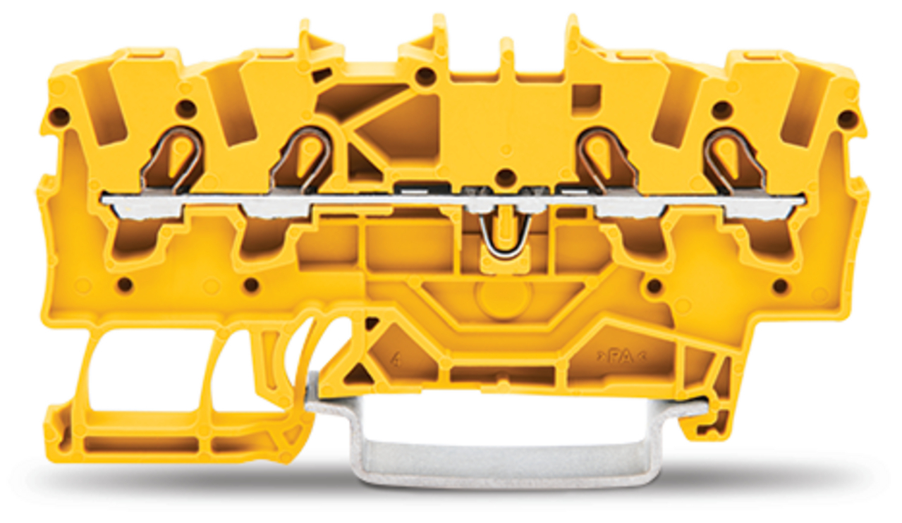 2001-1406 Operating Tool Conductor Terminal Block, 800 V, 18 A, 22 to 14 AWG Wire, 1 Poles, DIN Rail Mount
