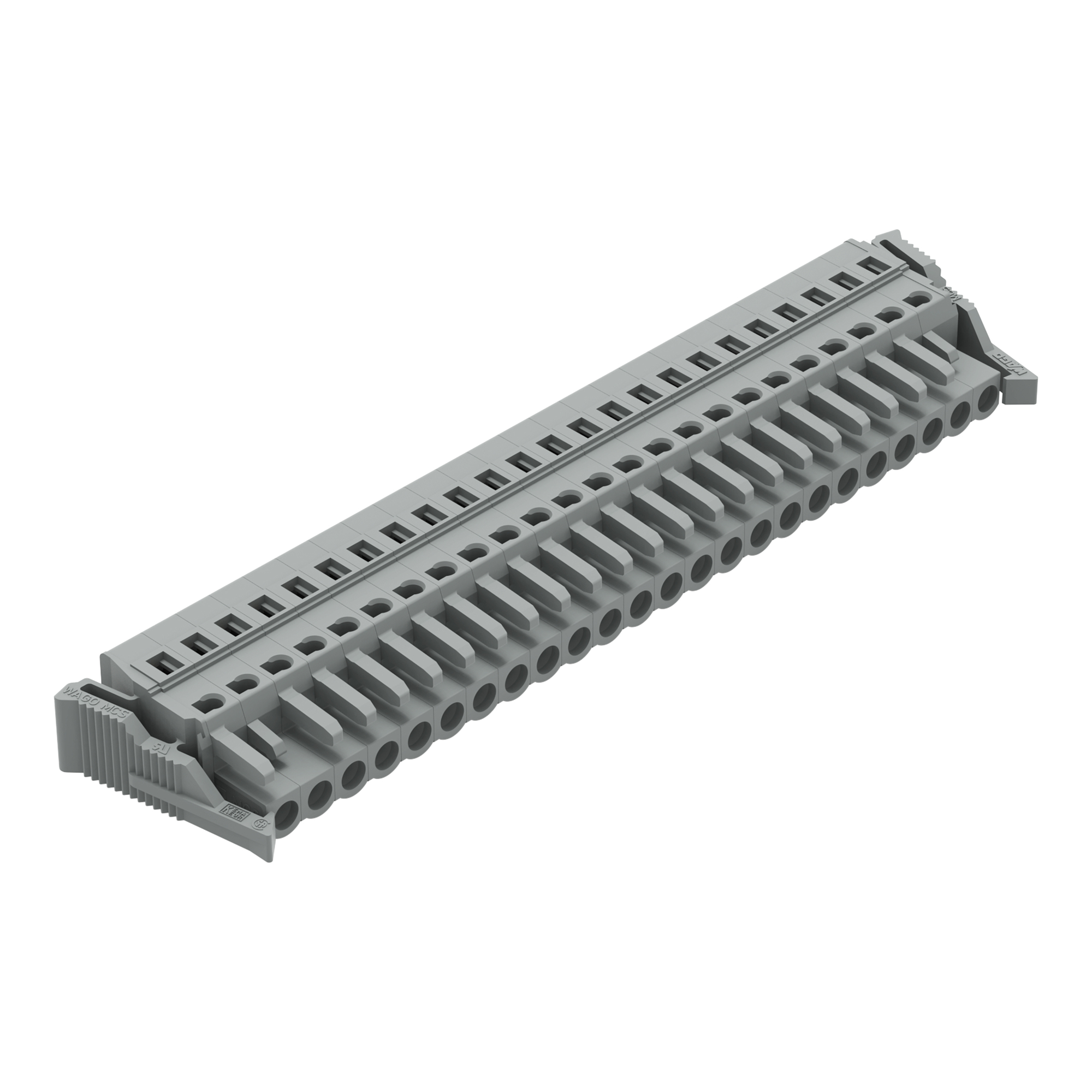 231-124/037-000 Operating Tool 1-Conductor Female Connector, 630 V, 16 A, 28 to 12 AWG Wire, 24 Poles