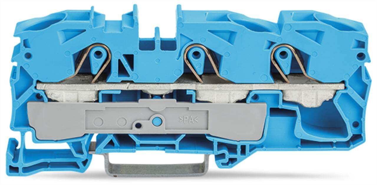 2016-1304 Operating Tool Conductor Terminal Block, 800 V, 76 A, 20 to 6 AWG Wire, 1 Poles, DIN Rail Mount