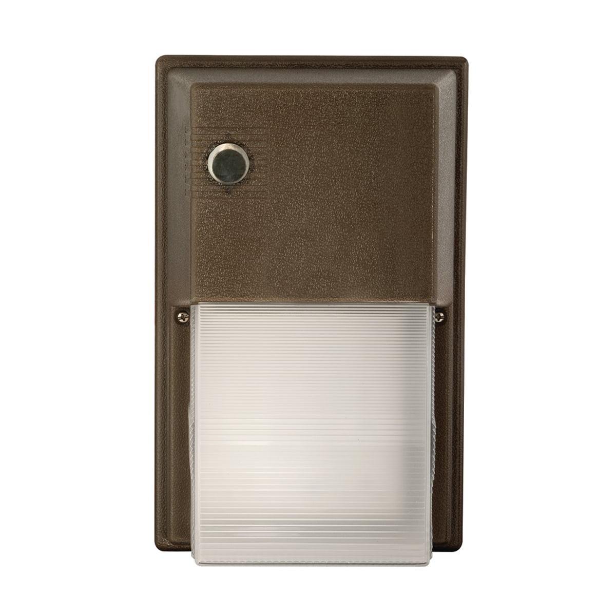 NRG-356L-5K-U-PC Outdoor Wallpack With Photocontrol, LED Lamp, 17 W Fixture, 120 to 277 V AC, Bronze Housing