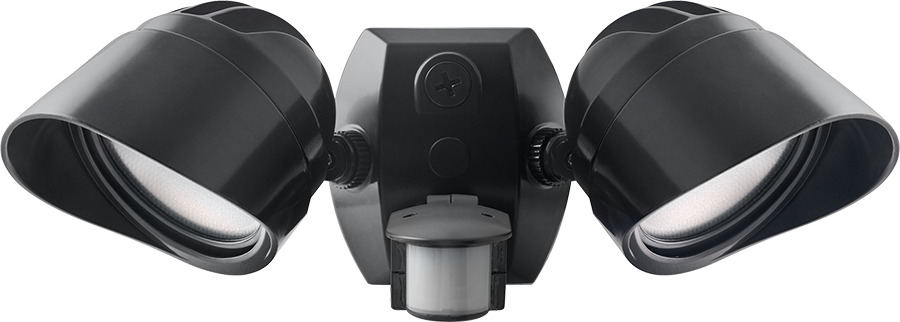 SMSBULLET2X12YA Smart Bullet 2-Adjustable Head Security Light With SMS500 Sensor, (2) LED Lamp, Bronze Housing