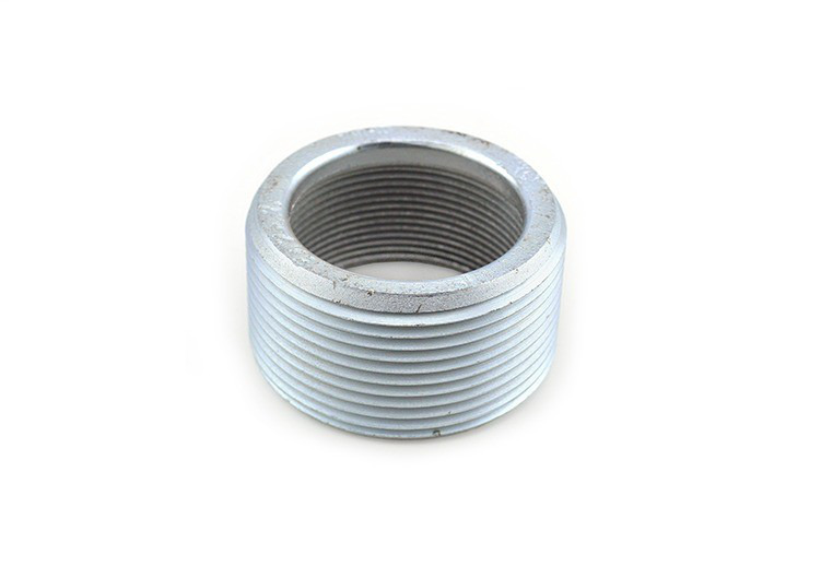 1176 Bridgeport Reducing Bushing, 2-1/2 to 2 in Trade, Malleable Iron, Electro-Plated Zinc