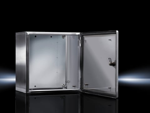 9401600 EX Series Compact Enclosure, 7.9 in W x 6.1 in D, NEMA 4/IP66, 304 Stainless Steel