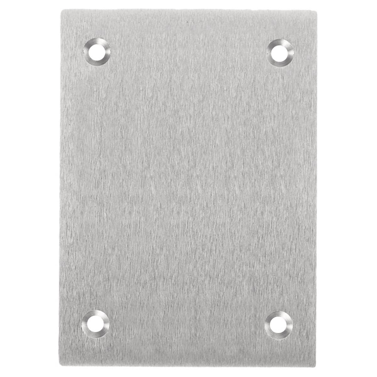SA3813 Standard Floor Box Cover, 2.98 in L x 4.15 in W x 0.24 in D, Blank Cover, Aluminum