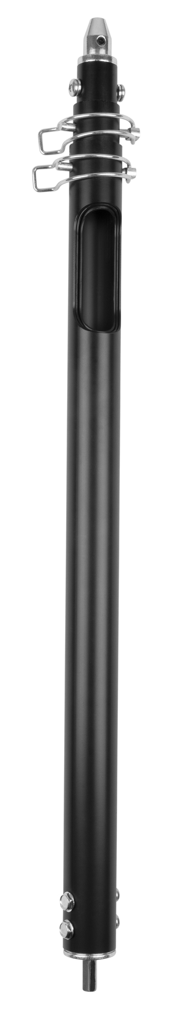 DLM18 Triple Electricians Pole Tool With (3) Interchangeable Head, 6 ft L, Telescopic, Aluminum, Black