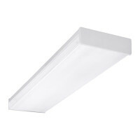 ACW-20-4H-UNV-40K Dimmable High Output LED Wrap, 49 W Fixture, 120/277 V AC, White Powder Coated Housing