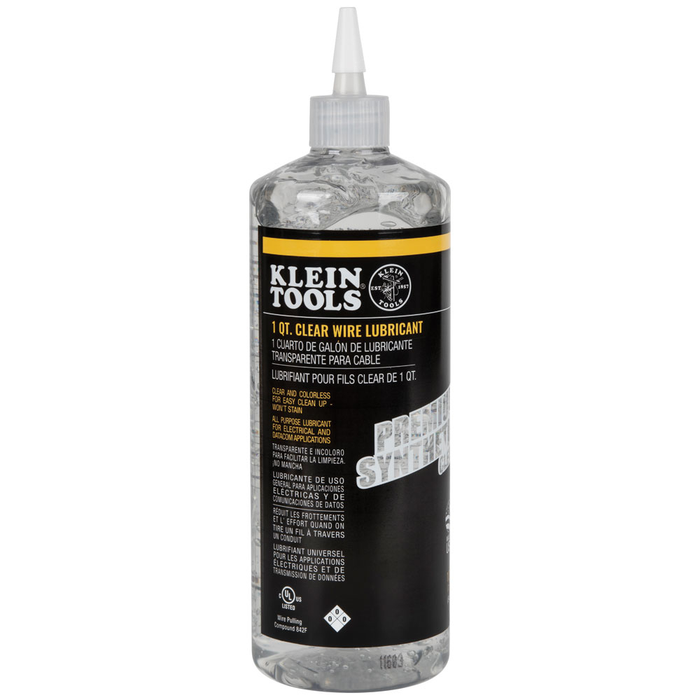 51028 Premium Synthetic Lubricant, 1 qt Squeeze Bottle, Gel Form, Clear, 0.98