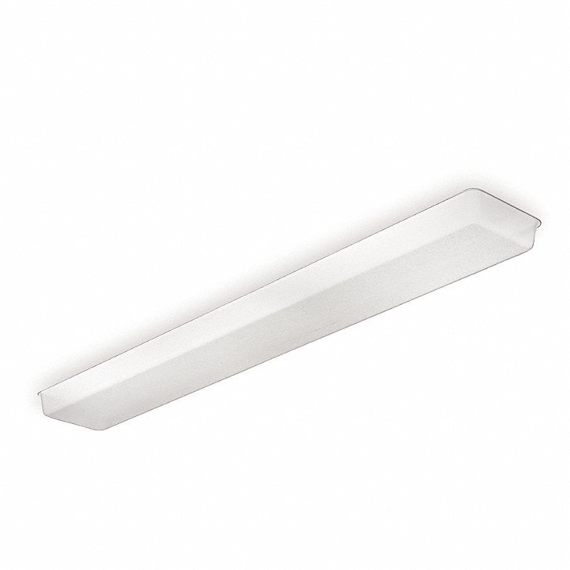 DDM48 Vapor Tight Replacement Lens, 55 in L x 7-3/4 in W x 3-1/2 in H, Acrylic