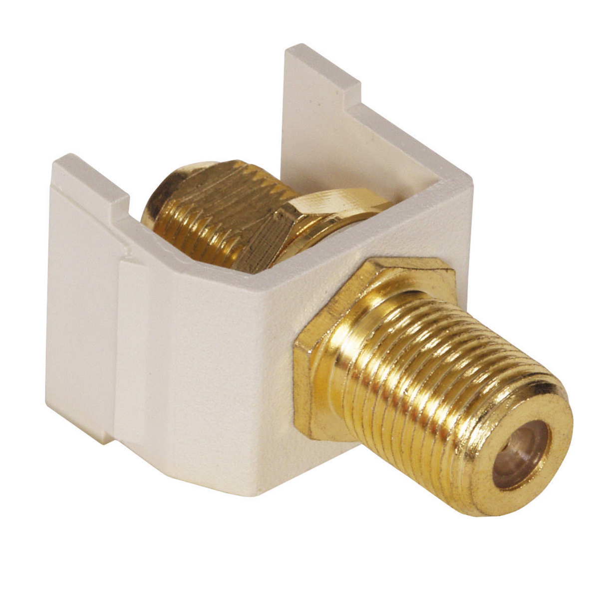 SFFGOW Pass-Through Standard F-Connector, Female Connector