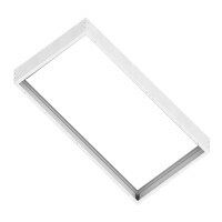 TPE10SK24 Field Install Surface Mount Kit, For Use With TPE Edge Lit Series 2 x 4 ft LED Troffer, Aluminum, White