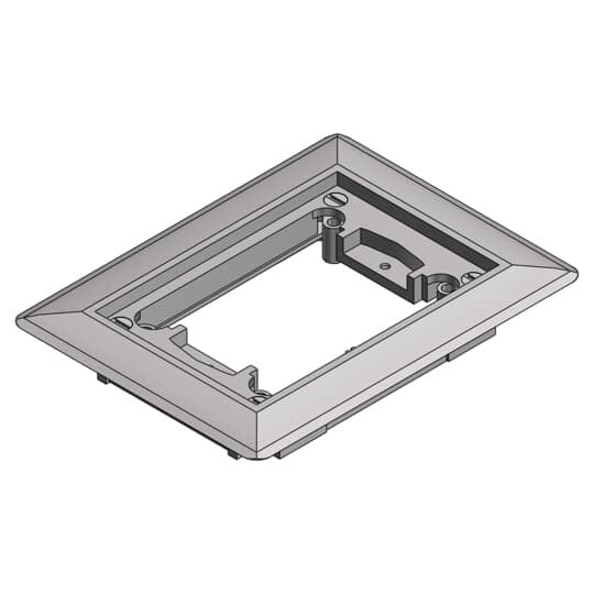 641-P-CACA Steel City Flush Service Carpet Activation Kit, For Use With 640 P/740 Series Floor Box, 1-Gang, Aluminum