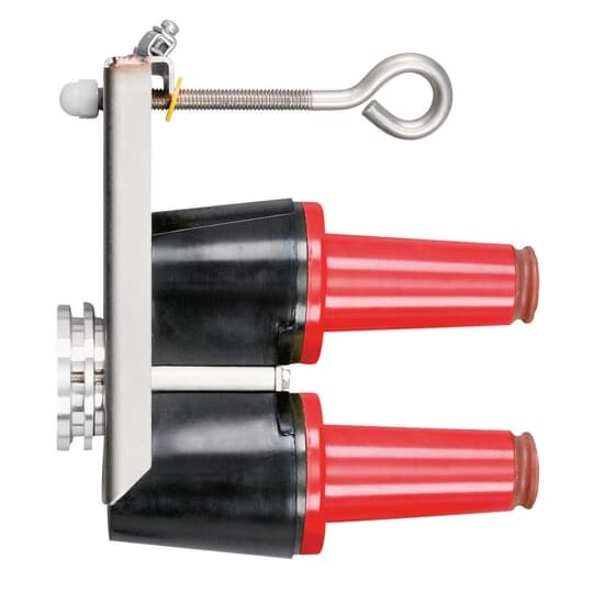 164FTV Elastimold Vertical Loadbreak Feed Through, 15 kV, 200 A, For Use With Loadbreak System, 90 deg C, EPDM Rubber