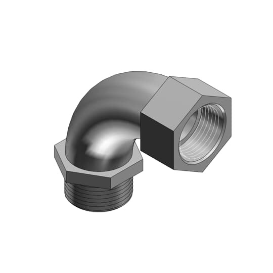 461-TB T&B Non-Insulated Bushed Elbow, 3/4 in Trade, 90 deg, Malleable Iron