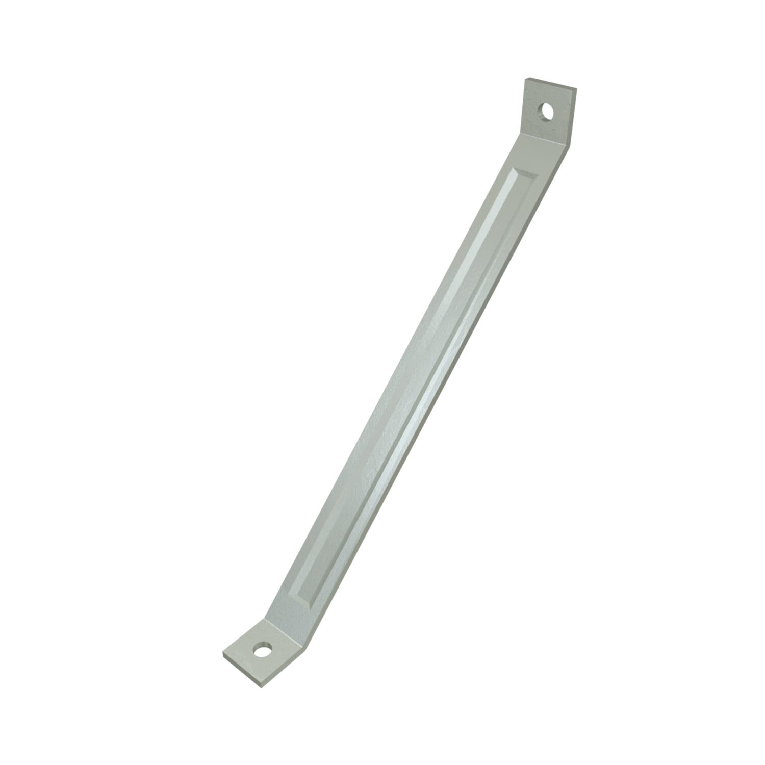 P2452-HG Knee Brace, 1-5/8 in W x 1/4 in THK, HRPO Steel