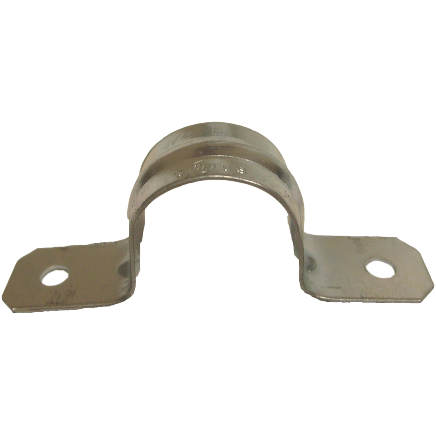SE200-2KON 2-Hole Conduit Strap, 2 in, For Use With EMT Conduit, Steel, Zinc Plated