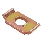 Steel Square Washer with GoldGalv finish. For use with 3/8 inch or 1/2 inch hanger rod.