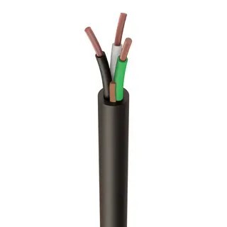 SOOW/SOW Cord, 12 AWG, 3 Conductors, Black, 1000 Foot Reel