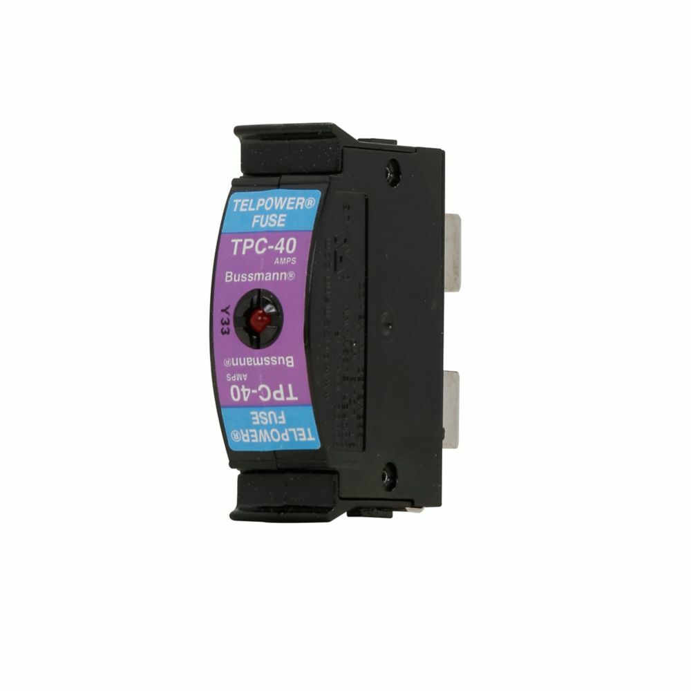 TPC-10 Telpower Compact Current Limiting Telecommunications Fuse, 10 A, 80 V DC, 100 kA Interrupt, Square Body