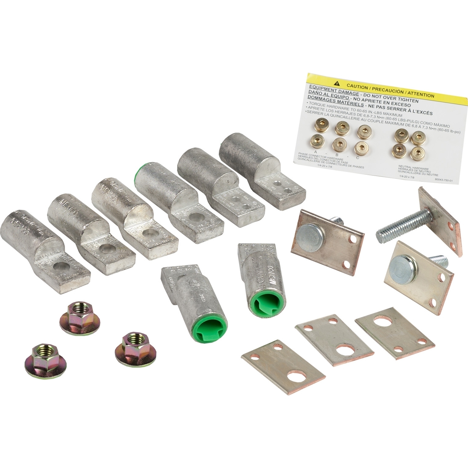 NQALV1 Compression Lug Kit, 4 AWG to 300 kcmil, For Use With NQ Series Circuit Breaker Panelboards