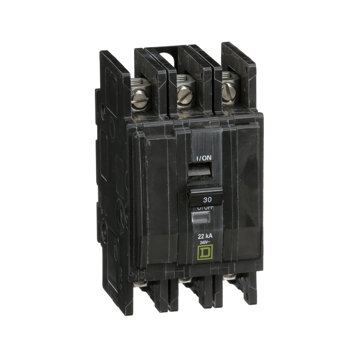 QOU330VH Miniature Circuit Breaker, 30 Amp, 3 Pole, 120/240V