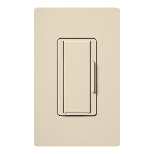 MSC-AD-ES Maestro 1-Pole Multi-Location Companion Dimmer, 120 VAC, 8.3 A, 1 Poles, 3-Way Tap On/Off Operation, Eggshell