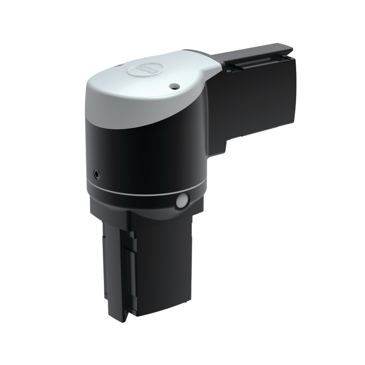 S2MER Syspend CS4 Rotatable Elbow, 9.11 in H x 8.41 in W, For Use With SYSPEND 281-MAX Suspension System, Aluminum, Black